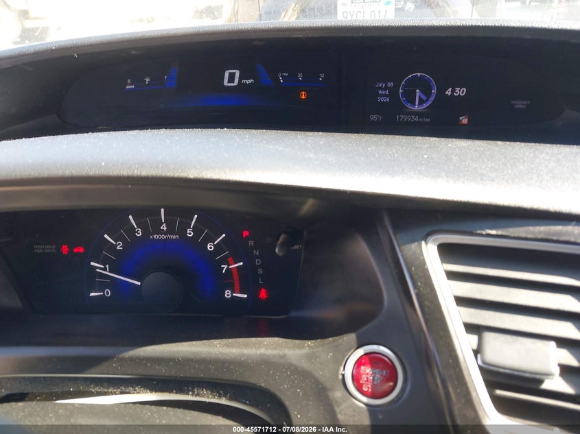 2015 Honda Civic VIN 19XFB2F89FE257431 IAAI salvage auction — REAR END, Salvage (California), sold $2,150 on 2026-07-20 (photo 7)