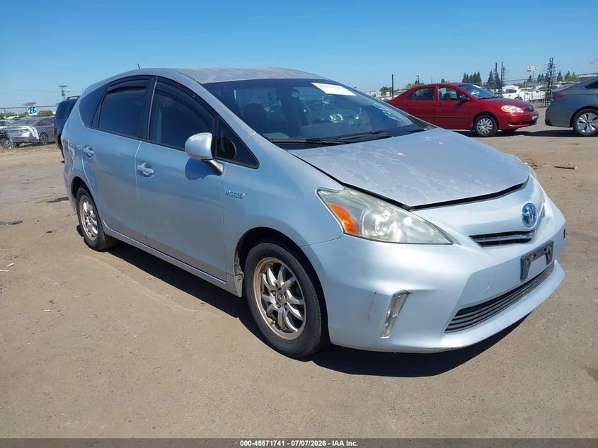 2013 Toyota Prius v VIN JTDZN3EU7D3215921 IAAI salvage auction — NORMAL WEAR, Clear - Dealer Only (California), sold $1,600 on 2026-07-29 (photo 1)