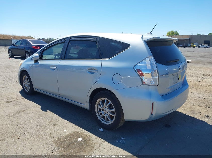 2013 Toyota Prius v VIN JTDZN3EU7D3215921 IAAI salvage auction — NORMAL WEAR, Clear - Dealer Only (California), sold $1,600 on 2026-07-29 (photo 3)
