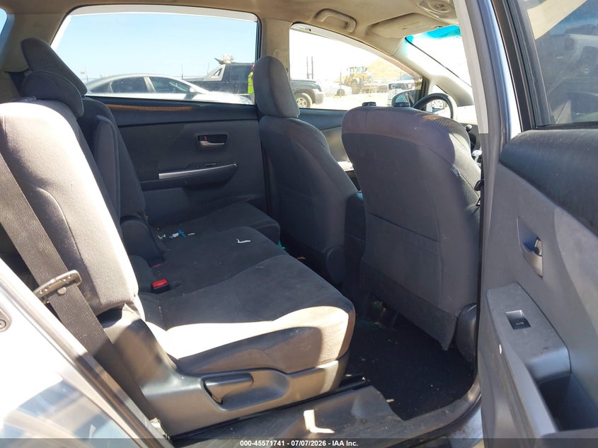 2013 Toyota Prius v VIN JTDZN3EU7D3215921 IAAI salvage auction — NORMAL WEAR, Clear - Dealer Only (California), sold $1,600 on 2026-07-29 (photo 8)