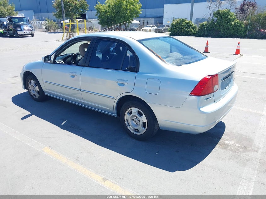 2003 Honda Civic hybrid VIN JHMES96693S017760 IAAI salvage auction — NORMAL WEAR, Clear - Dealer Only (California), sold $400 on 2026-07-27 (photo 3)