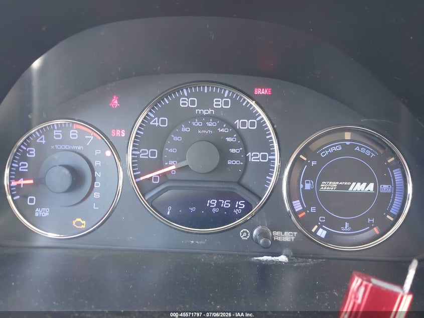 2003 Honda Civic hybrid VIN JHMES96693S017760 IAAI salvage auction — NORMAL WEAR, Clear - Dealer Only (California), sold $400 on 2026-07-27 (photo 7)