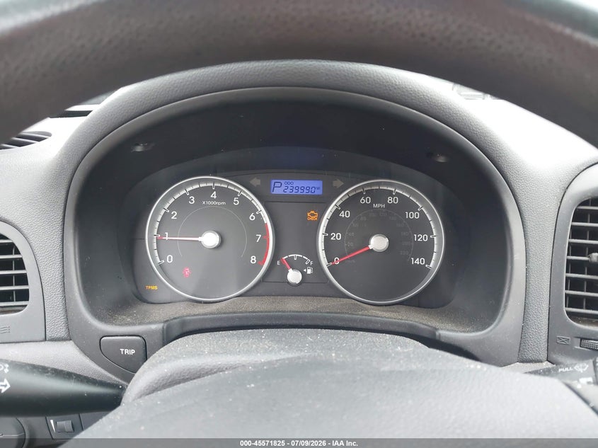 2011 Hyundai Accent VIN KMHCM3AC7BU191502 IAAI salvage auction — NORMAL WEAR, Clear (Pennsylvania), sold $325 on 2026-07-17 (photo 7)