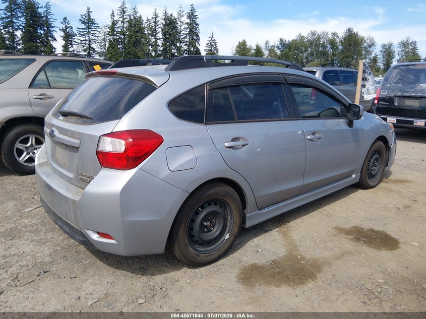 2013 Subaru Impreza VIN JF1GPAR61DH205069 IAAI salvage auction — NORMAL WEAR, Rebuilt-Non-Public (Washington), sold $375 on 2026-07-15 (photo 4)