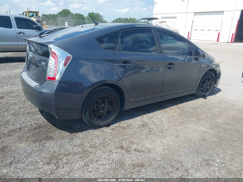 2012 Toyota Prius VIN JTDKN3DU6C5430941 IAAI salvage auction — NORMAL WEAR, Clear (Florida), sold $1,675 on 2026-07-29 (photo 4)
