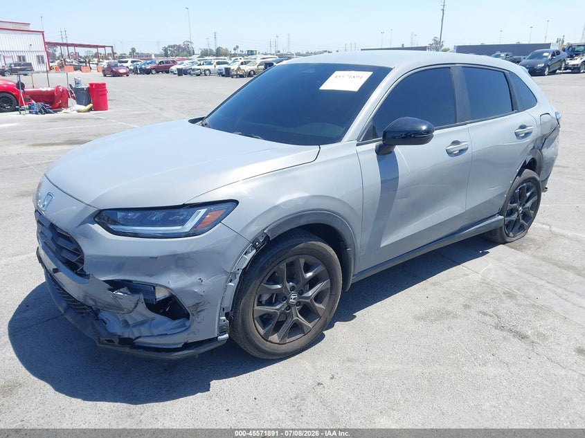 2024 Honda Hr-v VIN 3CZRZ1H57RM733704 IAAI salvage auction — FRONT & REAR, Wait Title, sold $9,300 on 2026-08-20 (photo 2)