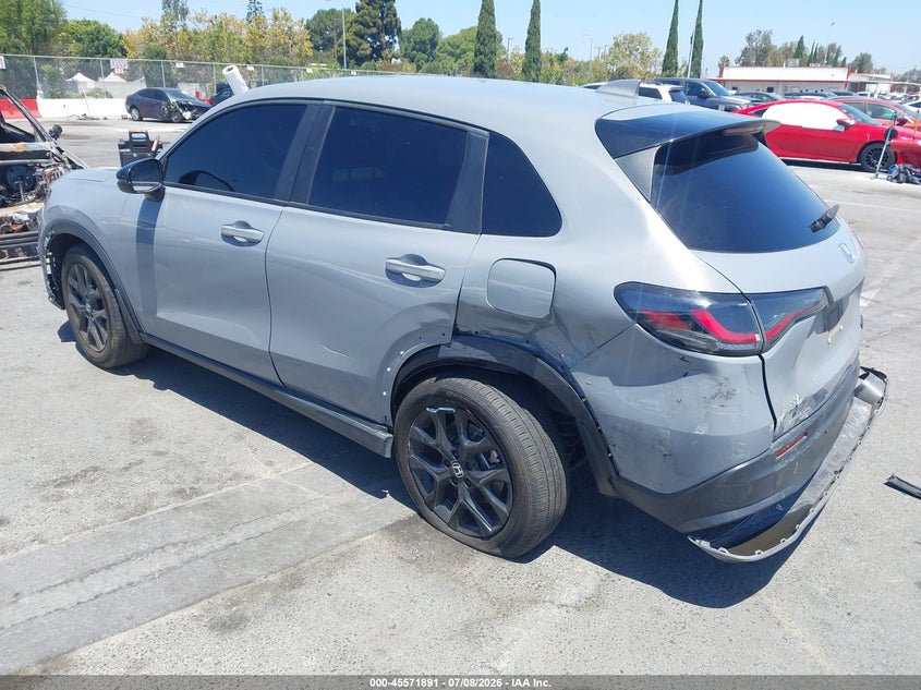 2024 Honda Hr-v VIN 3CZRZ1H57RM733704 IAAI salvage auction — FRONT & REAR, Wait Title, sold $9,300 on 2026-08-20 (photo 3)