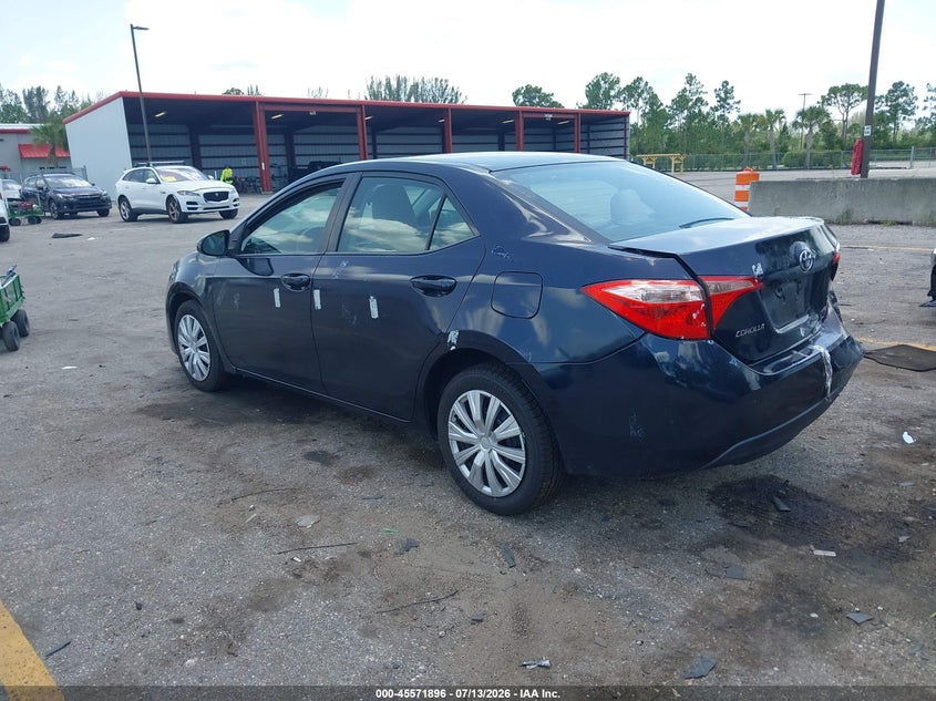2017 Toyota Corolla VIN 5YFBURHE3HP674937 IAAI salvage auction — RIGHT REAR, Salvage Title, sold $2,050 on 2026-07-20 (photo 3)
