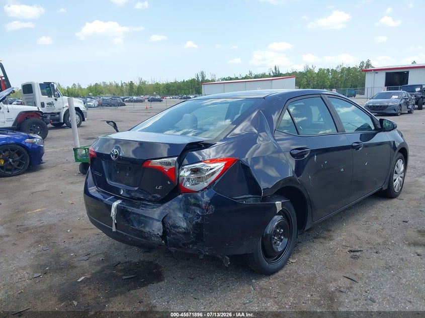 2017 Toyota Corolla VIN 5YFBURHE3HP674937 IAAI salvage auction — RIGHT REAR, Salvage Title, sold $2,050 on 2026-07-20 (photo 6)