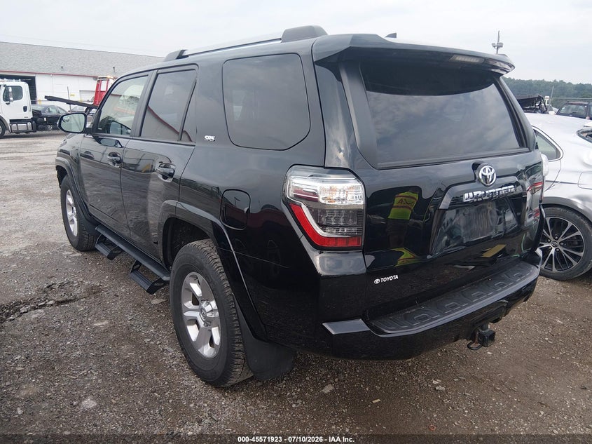 2022 Toyota 4runner VIN JTEFU5JR2N5268336 IAAI salvage auction — RIGHT FRONT, Salvage (Pennsylvania), sold $10,700 on 2026-07-29 (photo 3)