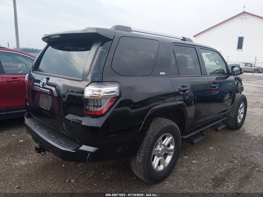 2022 Toyota 4runner VIN JTEFU5JR2N5268336 IAAI salvage auction — RIGHT FRONT, Salvage (Pennsylvania), sold $10,700 on 2026-07-29 (photo 4)