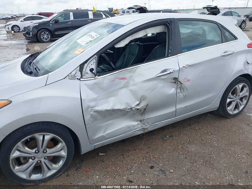 2014 Hyundai Elantra VIN KMHD35LH6EU220214 IAAI salvage auction — LEFT SIDE, Salvage (Texas), sold $1,050 on 2026-07-29 (photo 6)