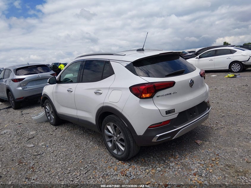 2022 Buick Encore gx VIN KL4MMFSL7NB096554 IAAI salvage auction — FRONT END, Salvage Title, sold $225 on 2026-07-30 (photo 3)