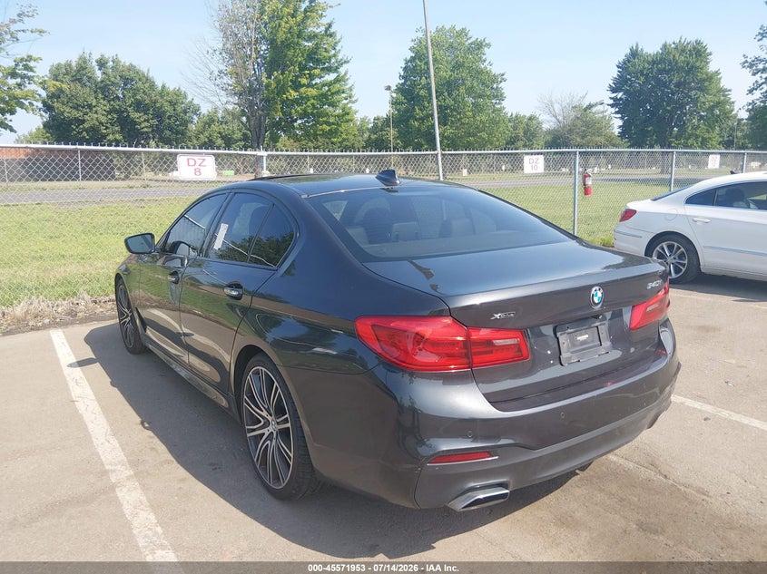 2017 BMW 5er VIN WBAJE7C35HG478970 IAAI salvage auction — LEFT & RIGHT, Clear (Florida), sold $7,200 on 2026-07-30 (photo 3)