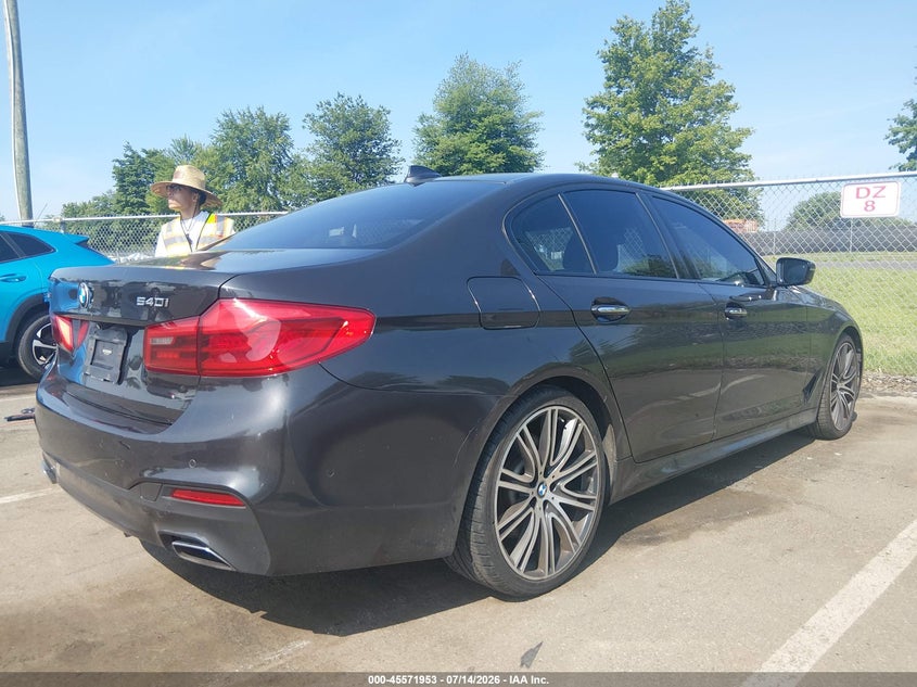2017 BMW 5er VIN WBAJE7C35HG478970 IAAI salvage auction — LEFT & RIGHT, Clear (Florida), sold $7,200 on 2026-07-30 (photo 6)