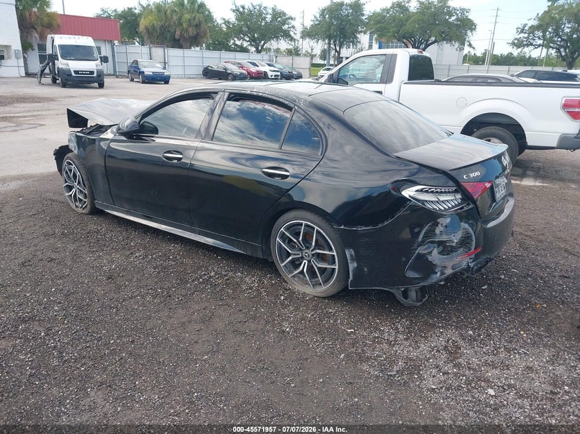 2023 Mercedes-benz C-klasse VIN W1KAF4GB5PR089061 IAAI salvage auction — FRONT END, Clear (Florida), sold $3,825 on 2026-07-29 (photo 3)