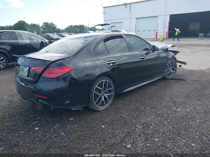 2023 Mercedes-benz C-klasse VIN W1KAF4GB5PR089061 IAAI salvage auction — FRONT END, Clear (Florida), sold $3,825 on 2026-07-29 (photo 4)