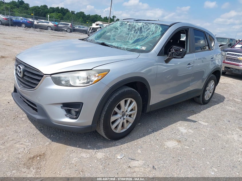 2016 Mazda Cx-5 VIN JM3KE4CY2G0709341 IAAI salvage auction — NORMAL WEAR, Clear (Pennsylvania), sold $2,150 on 2026-07-15 (photo 2)