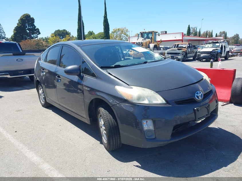 2010 Toyota Prius VIN JTDKN3DU8A0154577 IAAI salvage auction — LEFT FRONT, Non-Repairable (California), sold $600 on 2026-07-30 (photo 1)
