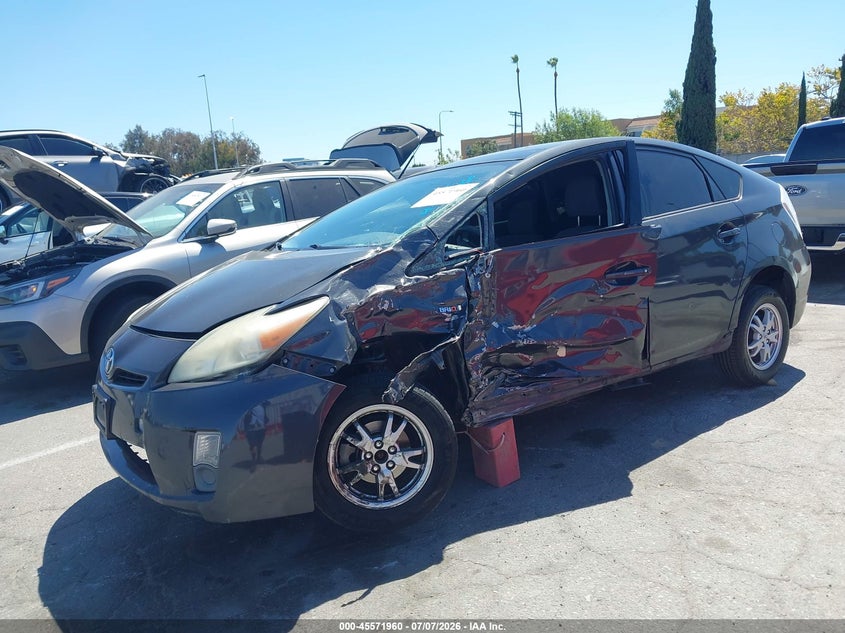 2010 Toyota Prius VIN JTDKN3DU8A0154577 IAAI salvage auction — LEFT FRONT, Non-Repairable (California), sold $600 on 2026-07-30 (photo 2)