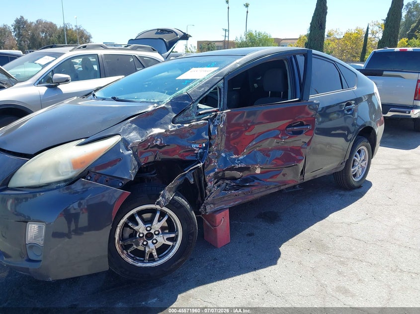 2010 Toyota Prius VIN JTDKN3DU8A0154577 IAAI salvage auction — LEFT FRONT, Non-Repairable (California), sold $600 on 2026-07-30 (photo 6)