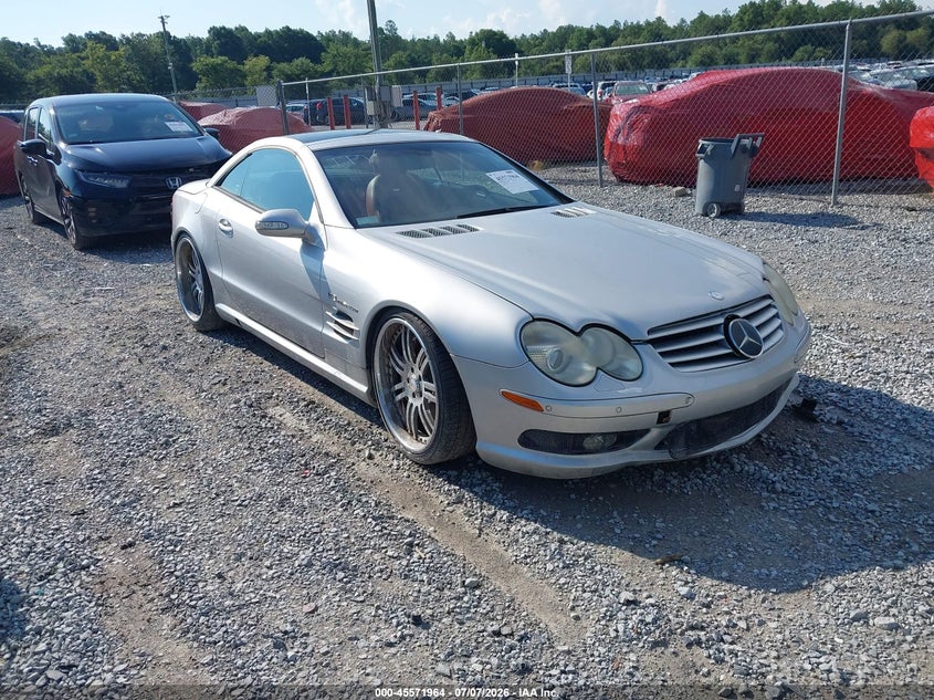 2003 Mercedes-benz Sl-class VIN WDBSK74F53F031965 IAAI salvage auction — NORMAL WEAR, Clear (Florida), sold $25 on 2026-07-09 (photo 1)