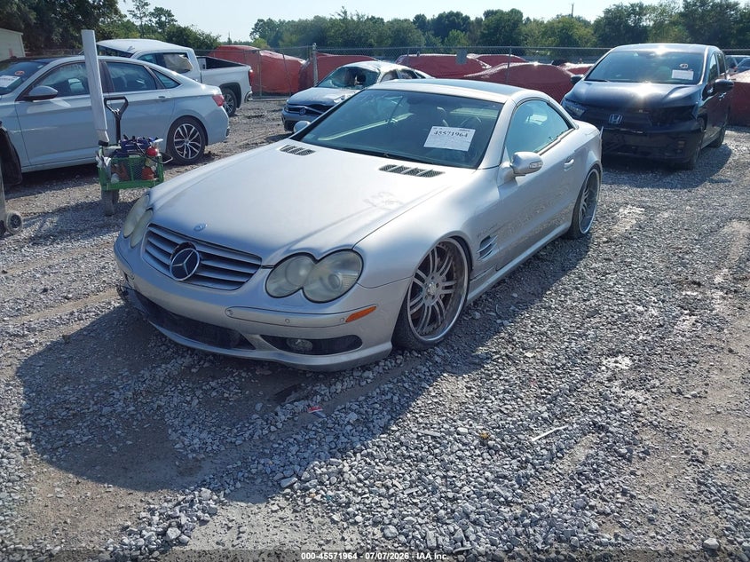 2003 Mercedes-benz Sl-class VIN WDBSK74F53F031965 IAAI salvage auction — NORMAL WEAR, Clear (Florida), sold $25 on 2026-07-09 (photo 2)