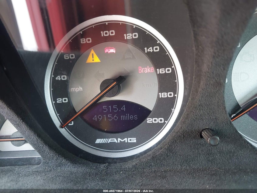 2003 Mercedes-benz Sl-class VIN WDBSK74F53F031965 IAAI salvage auction — NORMAL WEAR, Clear (Florida), sold $25 on 2026-07-09 (photo 7)