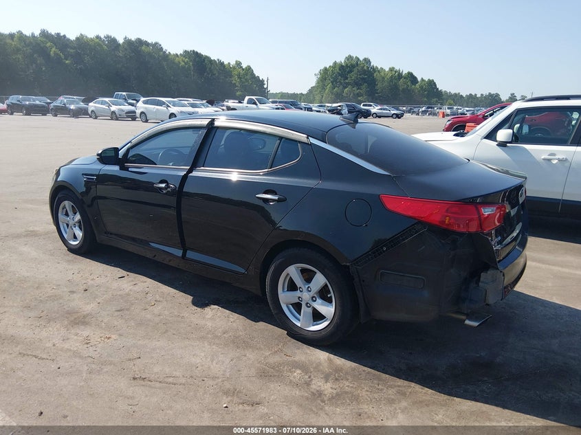 2015 Kia Optima VIN KNAGM4A79F5664201 IAAI salvage auction — THEFT, Salvage (North Carolina), sold $675 on 2026-07-29 (photo 3)