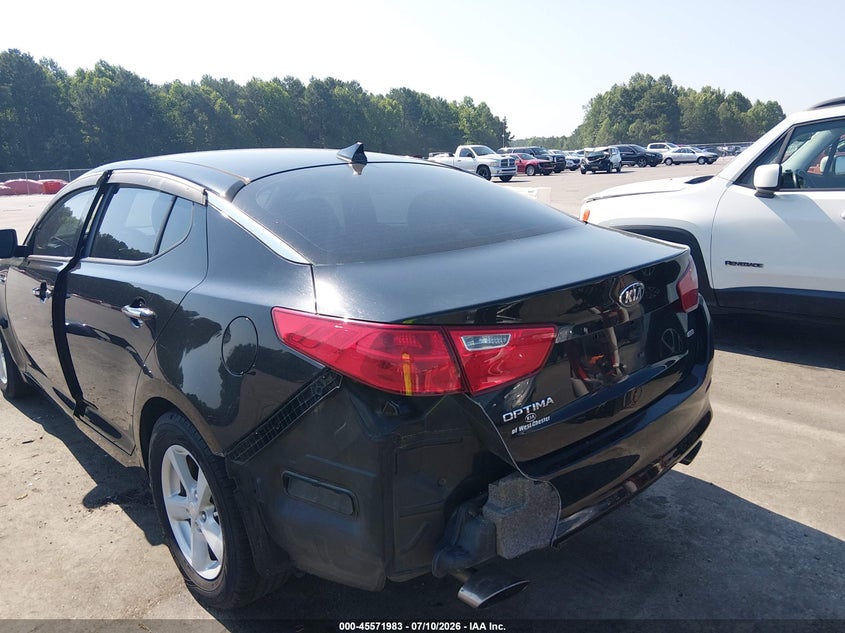 2015 Kia Optima VIN KNAGM4A79F5664201 IAAI salvage auction — THEFT, Salvage (North Carolina), sold $675 on 2026-07-29 (photo 6)