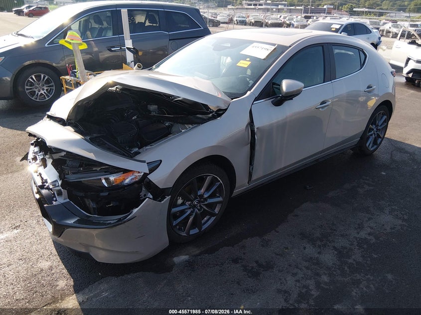 2025 Mazda 3 VIN JM1BPALM2S1757794 IAAI salvage auction — FRONT END, Salvage (Missouri), sold $2,725 on 2026-09-15 (photo 2)