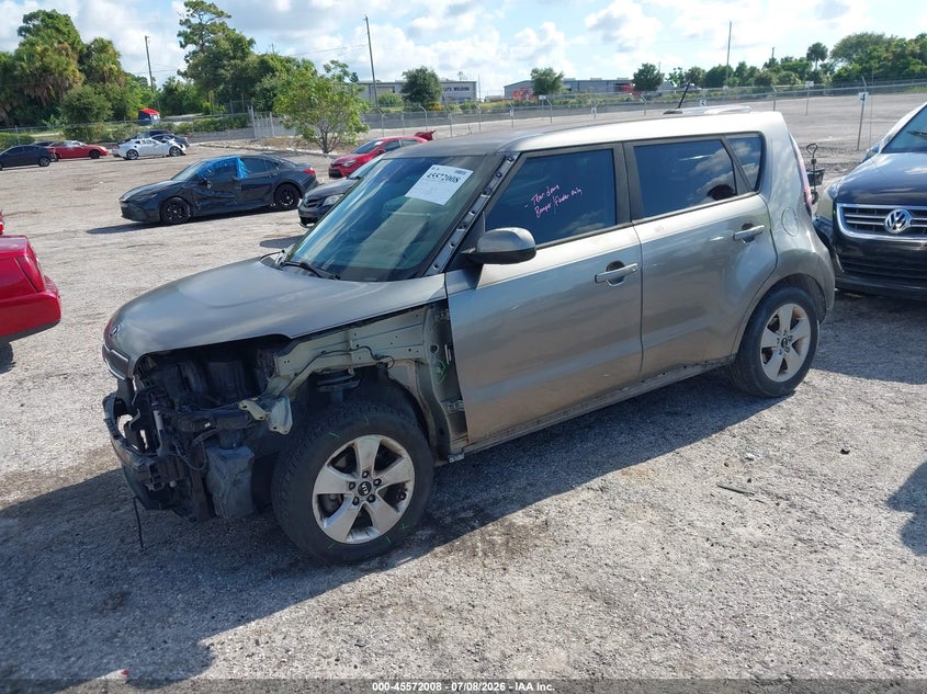 2018 Kia Soul VIN KNDJN2A25J7609725 IAAI salvage auction — FRONT END, Rebuildable (Florida), sold $675 on 2026-07-23 (photo 2)