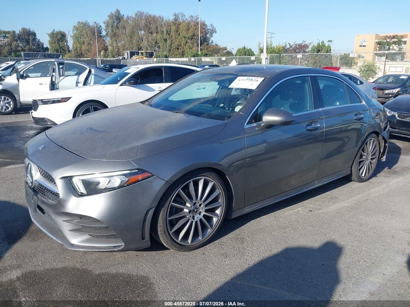 2019 Mercedes-benz A-klasse VIN WDD3G4EB3KW006374 IAAI salvage auction — LEFT REAR, Salvage (California), sold $6,600 on 2026-07-30 (photo 2)