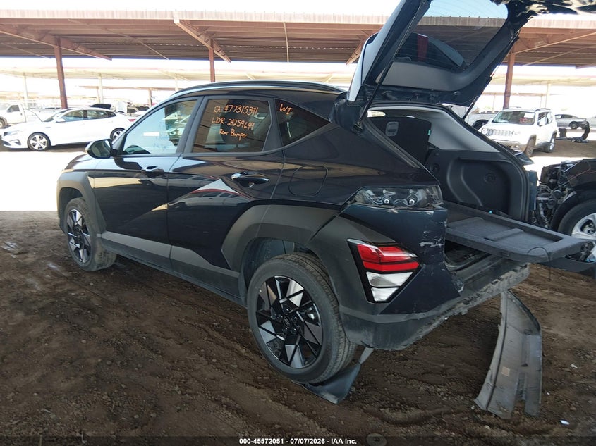 2025 Hyundai Kona VIN KM8HBCAB6SU332630 IAAI salvage auction — REAR END, Salvage Title, sold $12,600 on 2026-07-28 (photo 3)