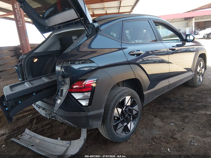 2025 Hyundai Kona VIN KM8HBCAB6SU332630 IAAI salvage auction — REAR END, Salvage Title, sold $12,600 on 2026-07-28 (photo 4)