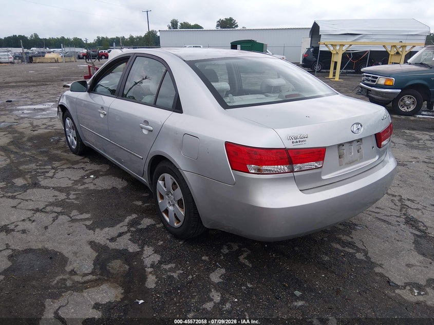 2007 Hyundai Sonata VIN 5NPET46C47H204609 IAAI salvage auction — FRONT END, Clear (Virginia), sold $350 on 2026-07-24 (photo 3)
