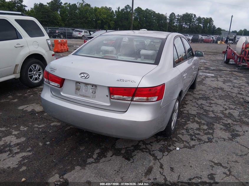 2007 Hyundai Sonata VIN 5NPET46C47H204609 IAAI salvage auction — FRONT END, Clear (Virginia), sold $350 on 2026-07-24 (photo 4)