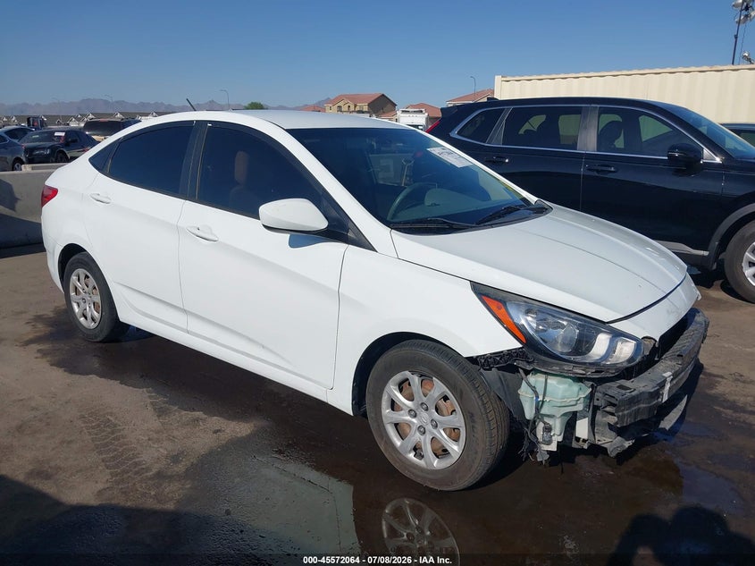 2013 Hyundai Accent VIN KMHCT4AE1DU447713 IAAI salvage auction — LEFT FRONT, Salvage (Arizona), sold $775 on 2026-07-28 (photo 1)