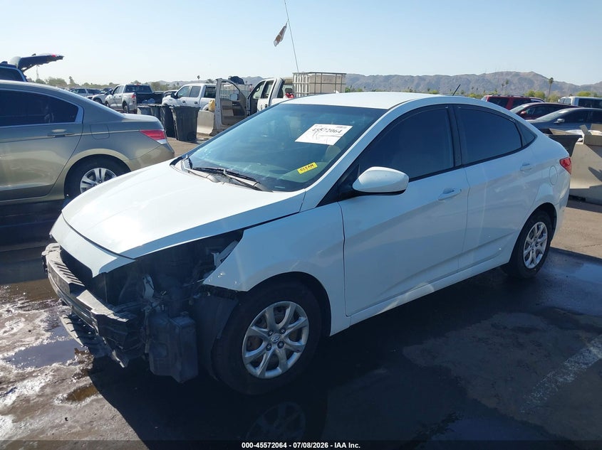 2013 Hyundai Accent VIN KMHCT4AE1DU447713 IAAI salvage auction — LEFT FRONT, Salvage (Arizona), sold $775 on 2026-07-28 (photo 2)