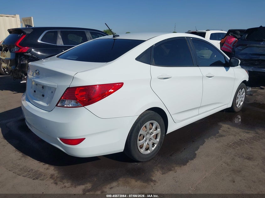 2013 Hyundai Accent VIN KMHCT4AE1DU447713 IAAI salvage auction — LEFT FRONT, Salvage (Arizona), sold $775 on 2026-07-28 (photo 4)
