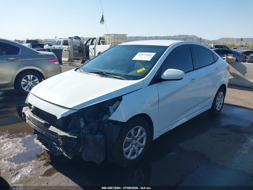 2013 Hyundai Accent VIN KMHCT4AE1DU447713 IAAI salvage auction — LEFT FRONT, Salvage (Arizona), sold $775 on 2026-07-28 (photo 6)
