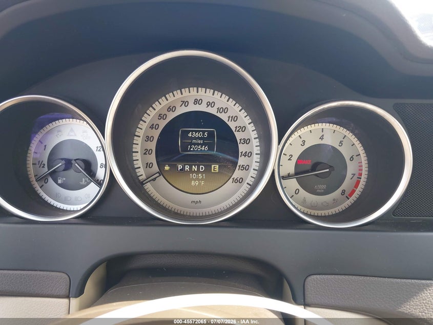 2012 Mercedes-benz C-klasse VIN WDDGF8BB0CR227219 IAAI salvage auction — NORMAL WEAR, Clear-Dealer Only (Michigan), sold $1,100 on 2026-07-20 (photo 7)