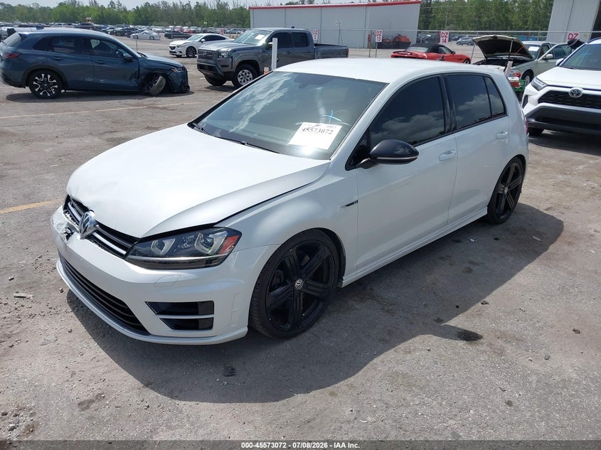 2016 Volkswagen Golf r VIN WVWUF7AU9GW151694 IAAI salvage auction — REAR END, Rebuildable (Florida), sold $6,550 on 2026-08-11 (photo 2)