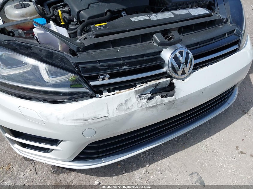 2016 Volkswagen Golf r VIN WVWUF7AU9GW151694 IAAI salvage auction — REAR END, Rebuildable (Florida), sold $6,550 on 2026-08-11 (photo 6)