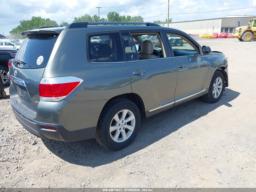 2012 Toyota Highlander VIN 5TDBK3EH4CS165487 IAAI salvage auction — FRONT END, Mv-907A (New York), sold $2,900 on 2026-07-15 (photo 4)