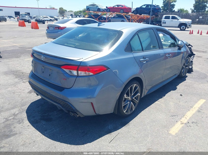 2020 Toyota Corolla VIN JTDS4RCE0LJ048007 IAAI salvage auction — FRONT END, Salvage Title, sold $1,300 on 2026-07-29 (photo 4)