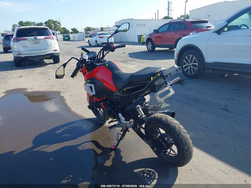 2020 Honda Grom VIN MLHJC7510L5203447 IAAI salvage auction — LEFT FRONT, Rebuildable (Florida), sold $225 on 2026-07-29 (photo 3)