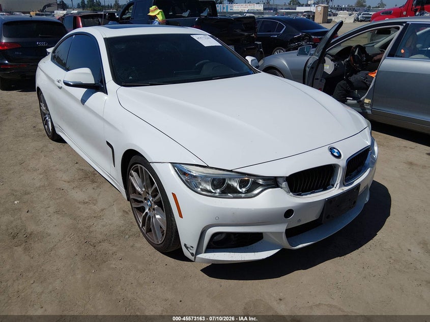 2016 BMW 4er VIN WBA3N7C57GK226630 IAAI salvage auction — REAR END, Salvage Title, sold $4,675 on 2026-08-19 (photo 1)