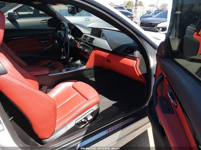 2016 BMW 4er VIN WBA3N7C57GK226630 IAAI salvage auction — REAR END, Salvage Title, sold $4,675 on 2026-08-19 (photo 5)