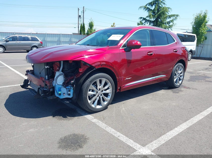 2023 Buick Envision VIN LRBFZSR45PD085713 IAAI salvage auction — FRONT END, Salvage Title, sold $9,500 on 2026-08-25 (photo 2)